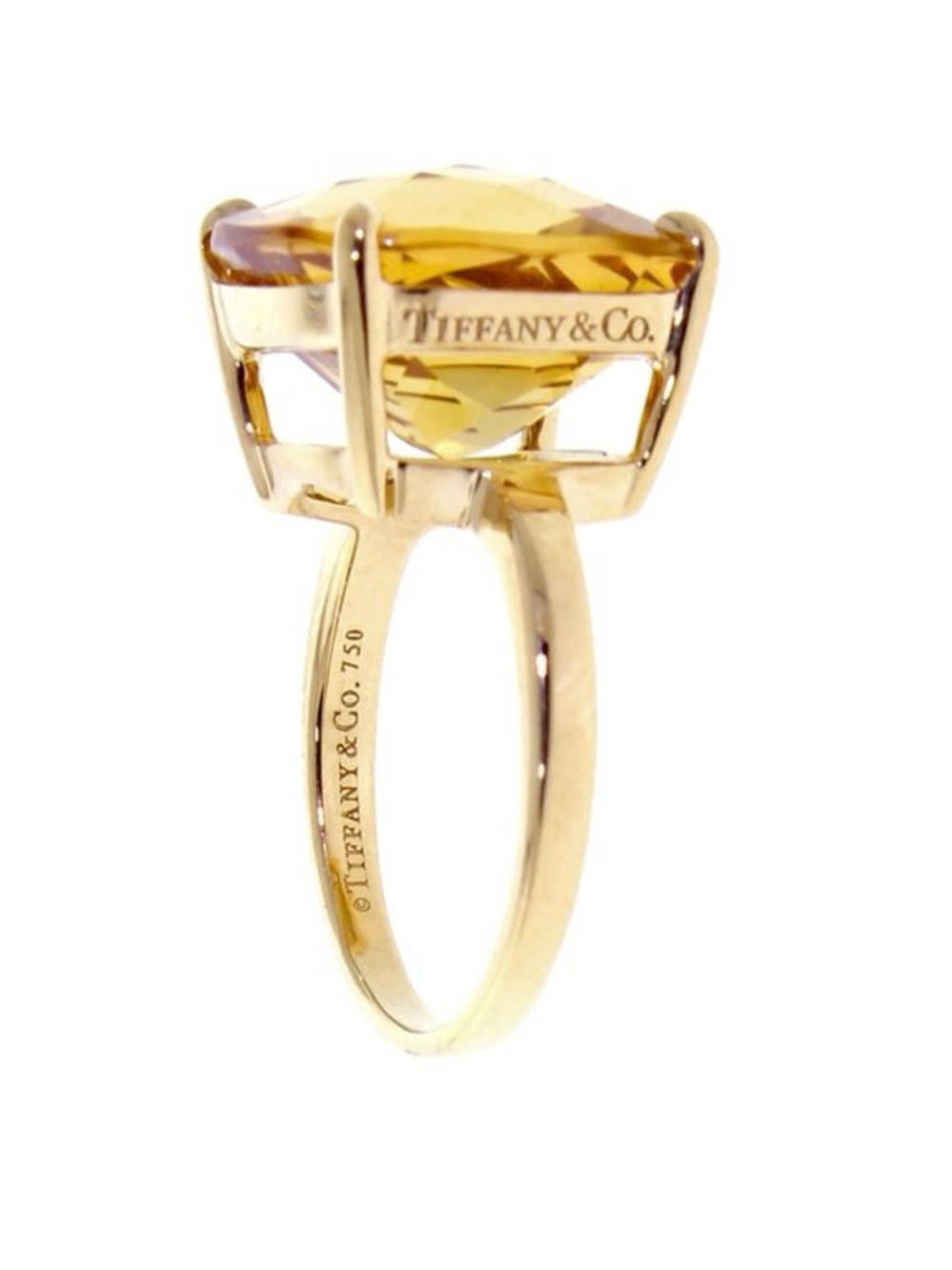 TIFFANY & CO. SPARKLERS CITRINE RING